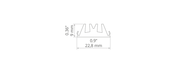 Abdeckung DILENSO-22  30DEG transluzent